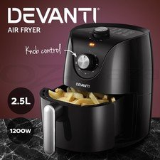 51% off | Devanti Air Fryer 2.5 Electric Fryers Oil Free Healthy Cooker 1200W