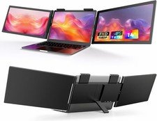 MAGICRAVEN Laptop Screen Extender, 14″ FHD 1080P IPS Triple Monitor Extender