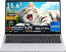 15.6″ Laptops with Office 2024, Intel Pentium 4425Y Processor, 4GB RAM 128GB SSD