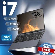 15.6″ Ultra Slim Intel Core i7 6500U Laptop Computer Windows 11 16GB DDR4 1TB SS