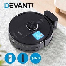 47% off | DEVANTI Robot Vacuum and Mop, APP Control 6000Pa LDS Laser 3-in-1 Cleaning