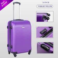 15% off | 24 inch 65L Medium size Luggage Trolley Travel Bag 4 Wheels TSA lock hard case