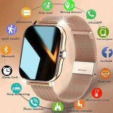 2025 Smart Watch Bluetooth Call, iPhone Samsung, Sport Fitness for Men and Women