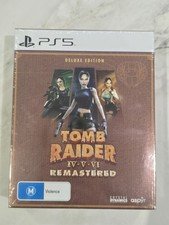 Tomb Raider IV-V-VI Remastered Deluxe SteelBook Edition PS5 (M) SEALED