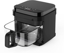 Healthy Choice 6.5L Glass Digital Air Fryer Detachable Pot Timer Controls