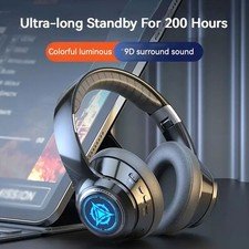 Wireless Headphones Bluetooth Noise Cancelling Stereo Earphones Over Ear Headset