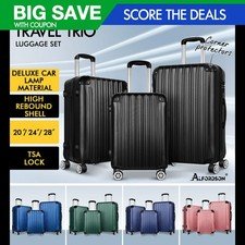 53% off | ALFORDSON Luggage 3PCS Set Suitcase Travel Trolley TSA Carry on Hard Case
