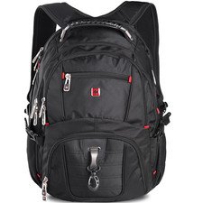 40% off | Swiss 16″ Laptop Backpack Large Business Travel Computer Backpack Waterproof 35L