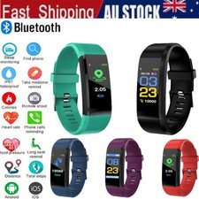 Bluetooth Fitness Tracker Smart Watch Heart Rate Monitor Step Counter Waterproof