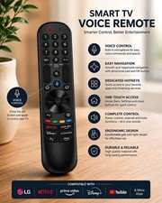 Magic Voice Remote Control Replacement for LG OLED QNED NanoCell 4K 8K Smart TV