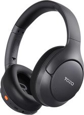 TOZO HT3 Hybrid Noise Cancelling Wireless Headphones, 90H Over Ear Headset | Hi