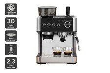 57% off | Kogan Espresso Barista Coffee Machine with Grinder, Stainless Steel, Coffee