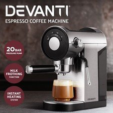 51% off | Devanti Coffee Machine Espresso Maker 20 Bar Milk Frother Cappuccino Latte Cafe