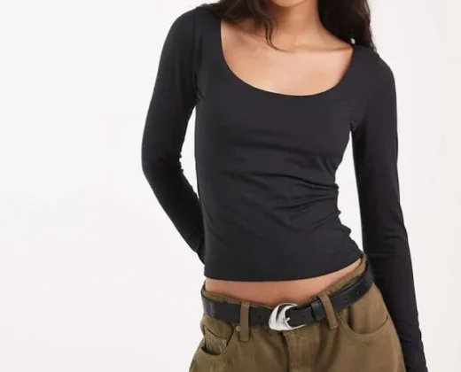 38% off | Hollister long sleeve seamless scoop neck top