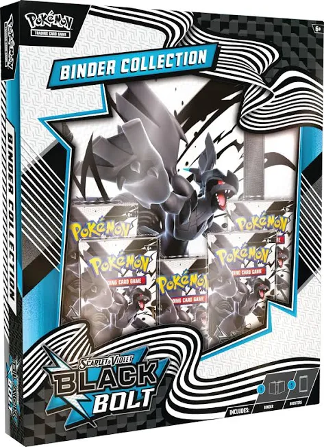11% off | Pokemon Scarlet & Violet: Black Bolt Binder Collection 6-Box Case