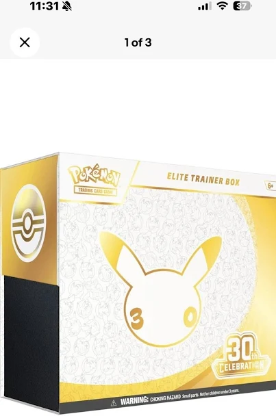 25% off | Pokemon TCG 30th Celebration Elite Trainer Box