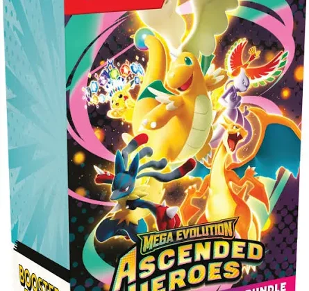 Pokemon TCG Mega Evolution Ascended Heroes Booster Bundle