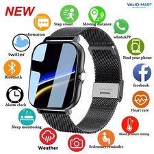 2025 Smart Watch Bluetooth Call, iPhone Samsung, Sport Fitness for Men and Women