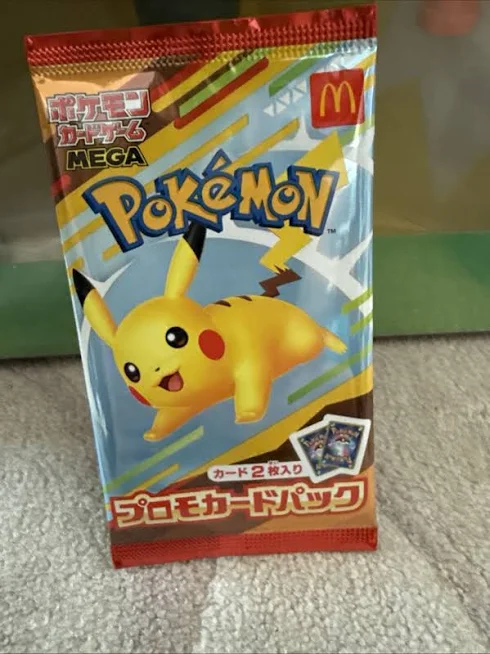 30% off | 2025 Japanese Mcdonald’s Pokemon Pikachu Promo Booster Pack Sealed