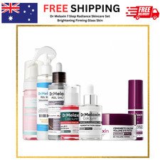 Dr Melaxin 7 Step Radiance Skincare Set Brightening Firming Glass Skin