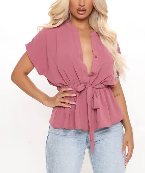 30% off | Fashion Nova Women’s Waist No Time Blouse