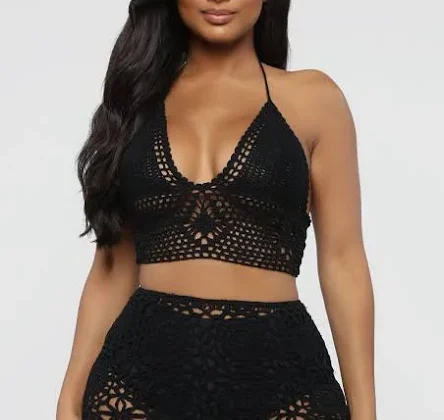 49% off | Fashion Nova Women’s Desi Crochet Set