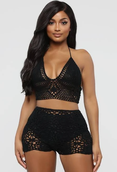 49% off | Fashion Nova Women’s Desi Crochet Set