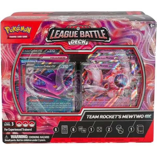 Pokemon Team Rocket’s Mewtwo EX League Battle Deck