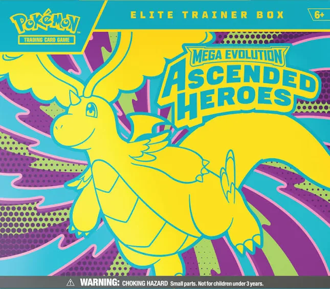 Pokemon Tcg Mega Evolution Ascended Heroes – Elite Trainer Box Factory