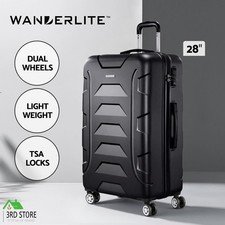 7% off | Wanderlite 28″ Luggage Trolley Travel Suitcase Set TSA Hard Case Lightweight