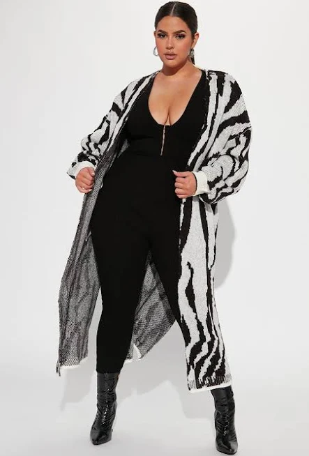 40% off | Fashion Nova Women’s Dangerously Fierce Cardigan Sweater Combo