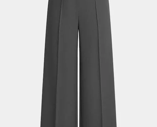Micas Women’s Office Ready Solid Belted Wide Leg Pants