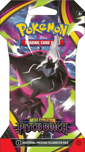 27% off | Pokemon Mega Evolution Pitch Black Sleeved Booster Pack