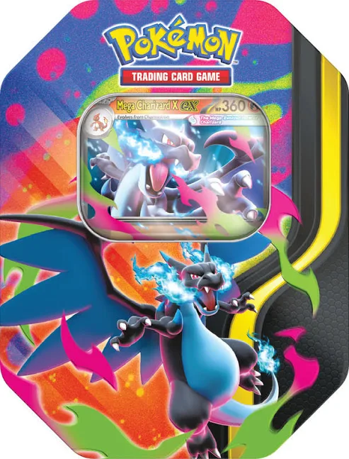 Pokemon Mega Charizard Tin