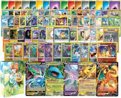 7% off | Pokemon: 100 Assorted Card Bundle – with Foils and 5 Ultra Rare (V, GX, EX) Variety – Official Pokemon TCG Deck Box Included