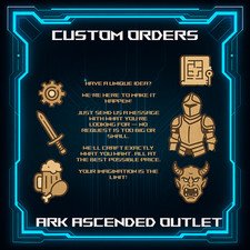 Custom Order-Ark Survival Ascended-ASA- PvE-Official-PC/PS5/XBOX-(DM for Quotes)