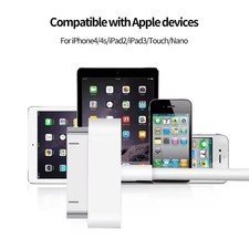 30 Pin USB Charging Cable for iPhone 4S 4 3GS iPad 1 2 3 iPod Nano Data Syn Cord