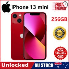 New Sealed Apple iPhone 13 Mini 256GB Unlocked Smartphone 5G Free Shipping Red