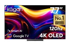 48% off | Kogan Signature 77″ OLED 4K 120Hz Smart AI Google TV – X98J, TVs, TV & Home