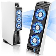 Cooling Fan for PS5/5 Slim Console Disc & Digital Edition Upgraded Cooler