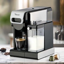 15% off | Vevare 5in1 Capsule Coffee Machine Milk Frother Nespresso Dolce-Gusto Pod Maker