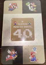 Nintendo Switch Super Mario Bros 40th Anniversary Collectible Game Case SEALED