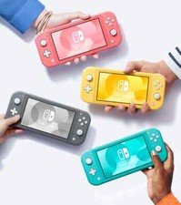Nintendo Switch Lite Video Gaming Console – Gray Blue Coral Turquoise