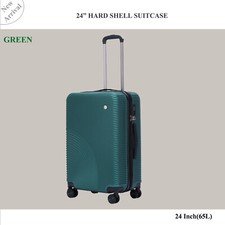 24 inch 65L Medium size Luggage Trolley Travel Bag 4 Wheels TSA lock hard case