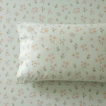 Maisy Double Flannelette Sheet Set – Green – Bed Bath N’ Table
