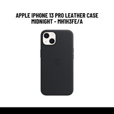 Genuine Original Apple iPhone 13 Pro Leather Case Midnight – MH1H3FE/A