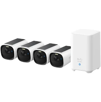 Eufy eufyCam E40 Essential 2K QHD 4-Camera Kit with HomeBase 2