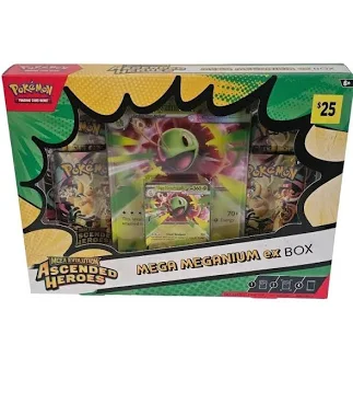 Pokemon Tcg Ascended Heroes Mega Meganium Ex Box – Factory Sealed 4