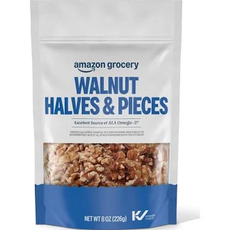 Amazon Grocery Walnut Halves & Pieces 8 oz