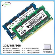 DDR3 DDR3L Laptop RAM 2GB 4GB 8GB 1066 1333 1600MHz 204-Pin SODIMM